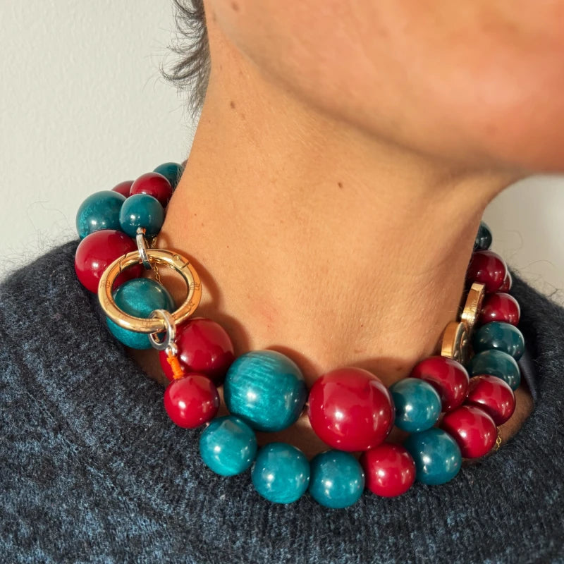 CALI | Collar de Resina y Metal