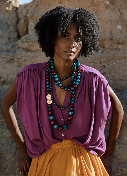 CALI | Collar de Resina y Metal