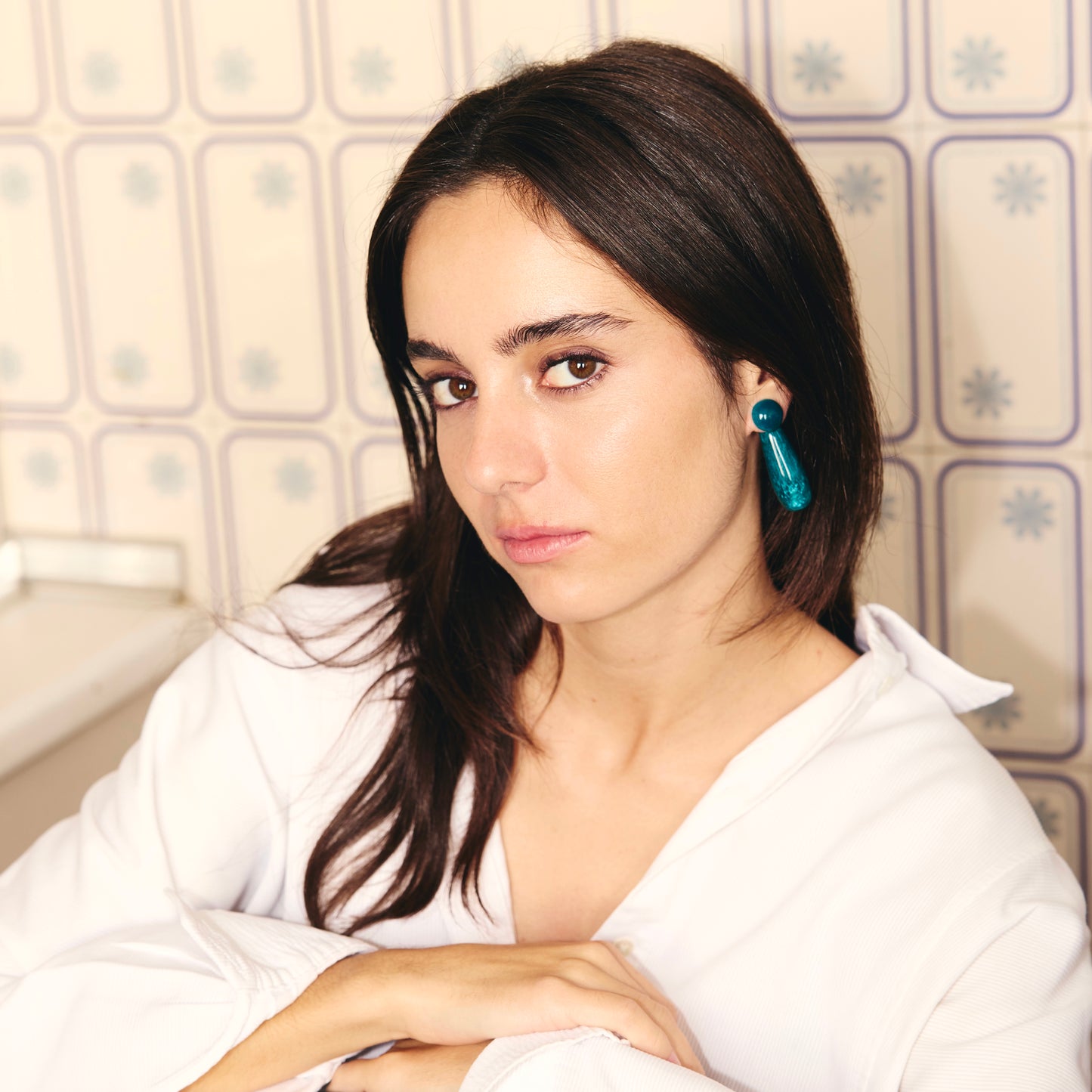 MERAKI TURQUESA  | Pendientes de Resina